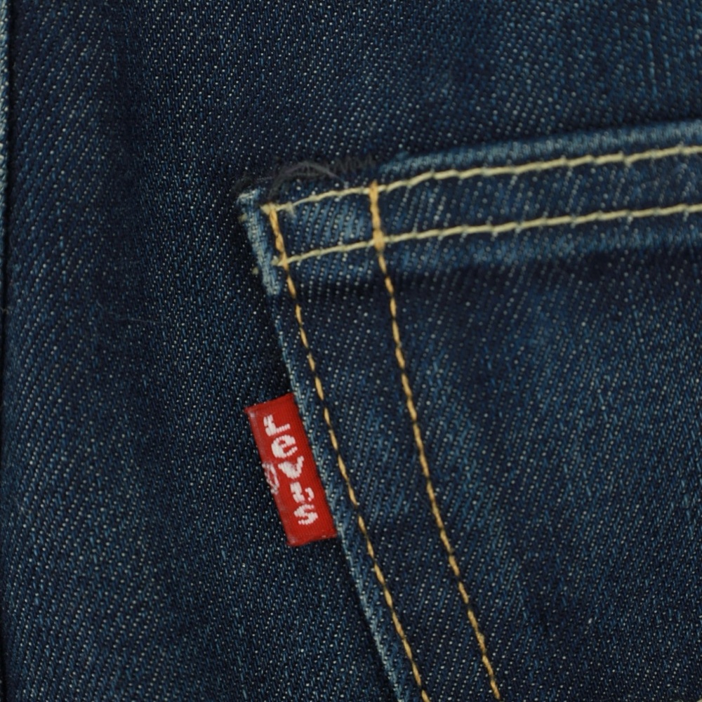 Levi's Dark Indigo Straight Jeans Size 31X30 - Picture 7 of 10
